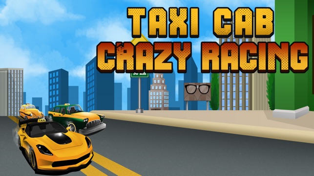 Taxi Cab Crazy Race 3D - City Racer Driver Rush(圖1)-速報App