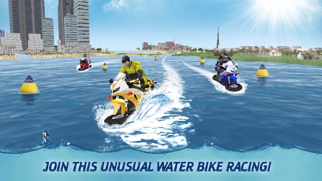 Surfing Bike Water Wave Racing