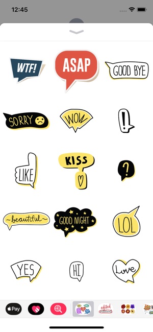 Speech Bubble Sticker Set(圖4)-速報App