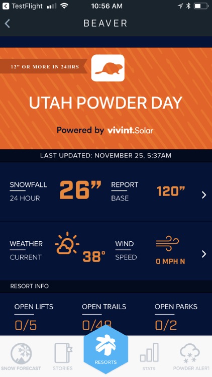 Ski Utah Snow Report