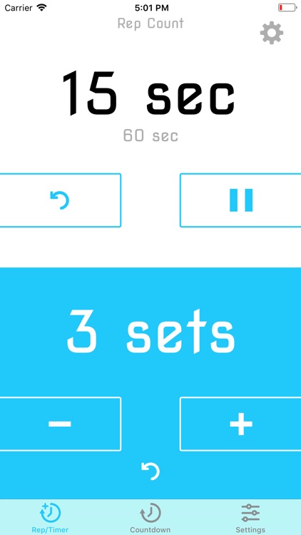 Rep Counter with rest timer