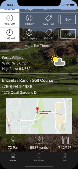 Encinitas Ranch Golf Tee Times(圖2)-速報App