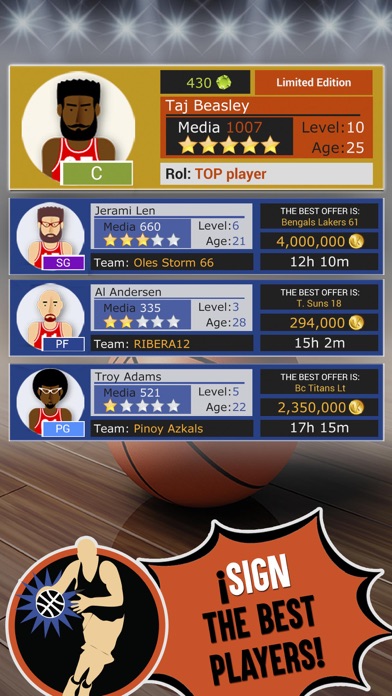 Basketball Manager War 2019 screenshot 3