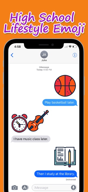 High School Lifestyle Emoji(圖1)-速報App