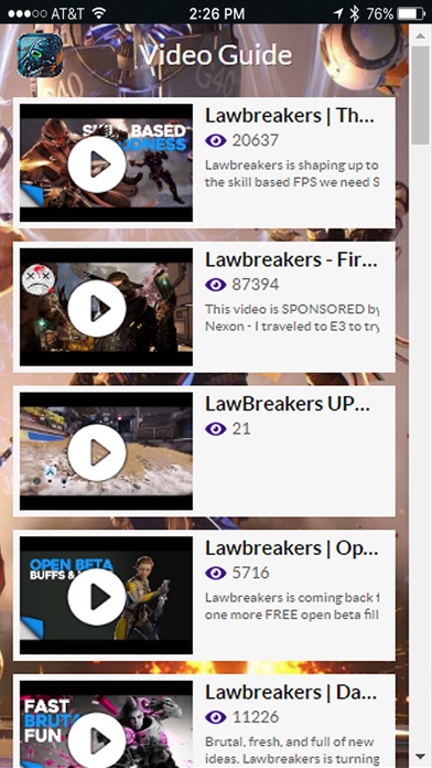 Game Guide for LawBreakers screenshot 2