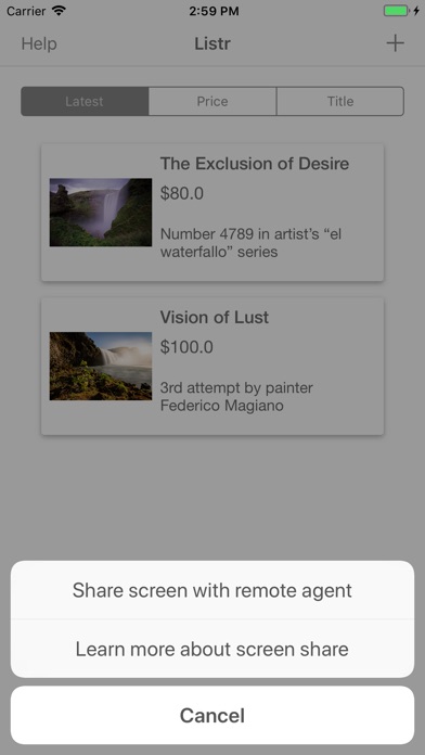Listr - Create Your Wish List screenshot 3