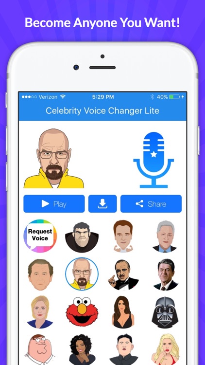 Celebrity Voice Changer - Face