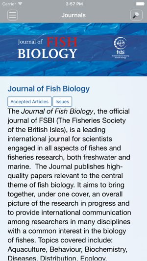 Journal of Fish Biology(圖2)-速報App