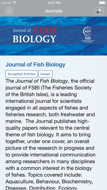 Journal of Fish Biology