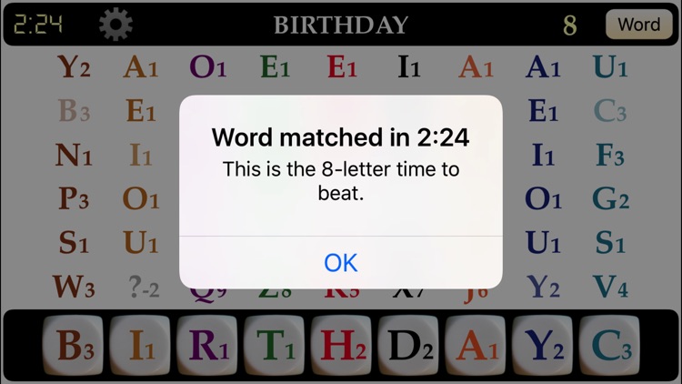 DICEWORDS-X - the word game in your pocket screenshot-3