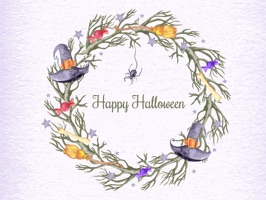 All new style of Watercolor Halloween Stickers