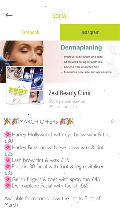 Zest Beauty Clinic screenshot 2