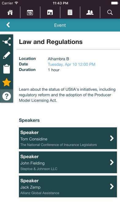 UStiA Conferences screenshot 3
