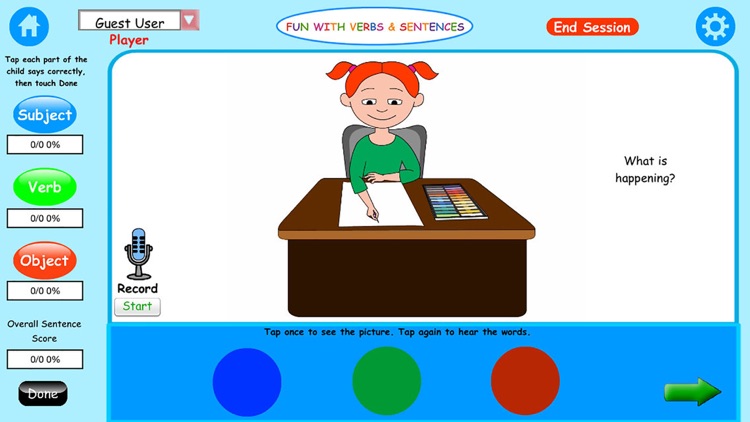 Fun with Verbs & Sentences LT screenshot-4