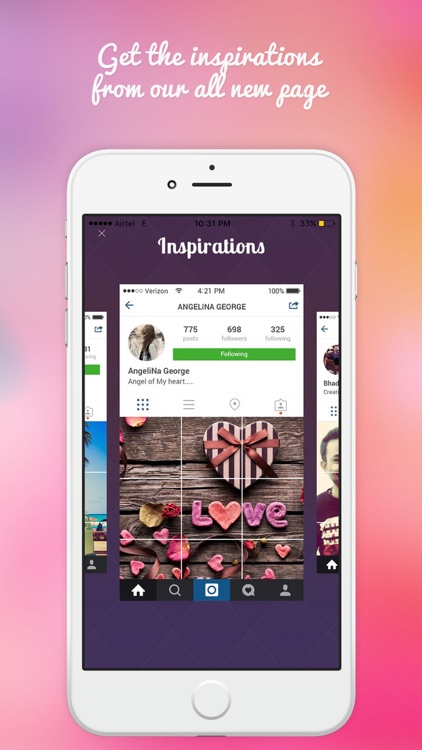 Grid Post & Repost for Instagram- In Square Banner