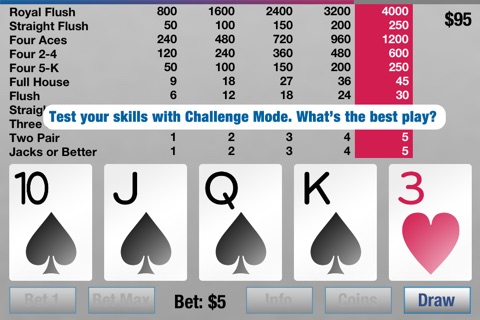 Video Poker Brain X screenshot 2