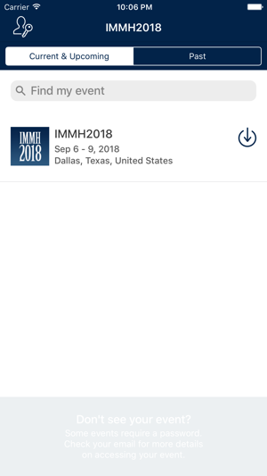 IMMH2018 Conference(圖1)-速報App