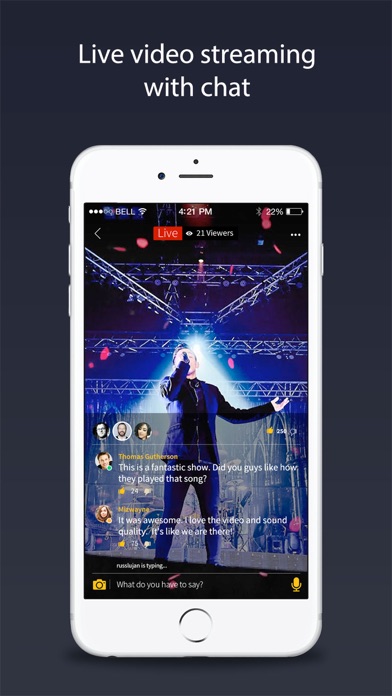 Ignited Live Screenshot on iOS