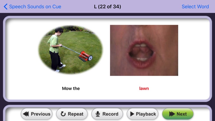 Speech Sounds on Cue (Aus Eng)