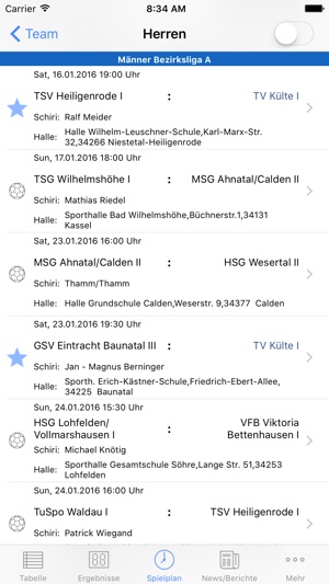 TV Külte Handball(圖2)-速報App