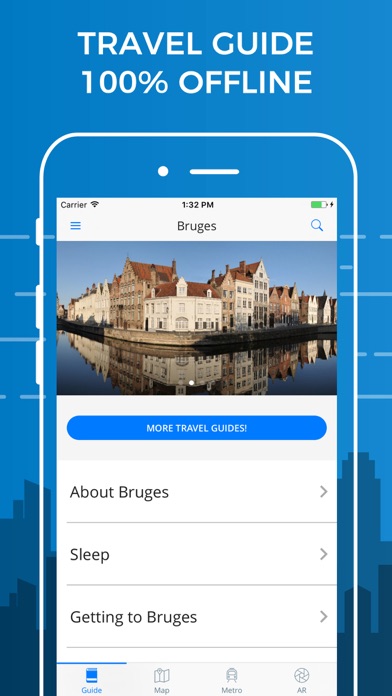 How to cancel & delete Bruges Travel Guide with Offline Street Map from iphone & ipad 1