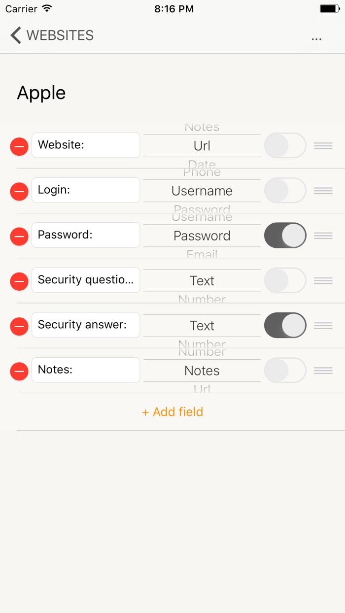 Tresor - password manager