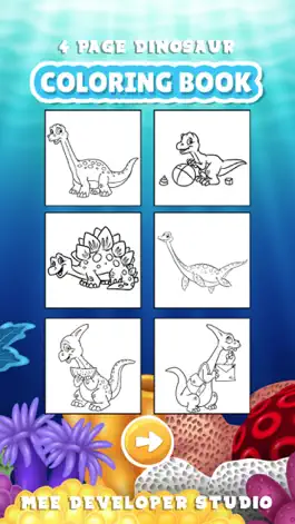 Game screenshot Dinosaur Coloring -Animal Book apk