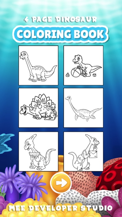 Dinosaur Coloring -Animal Book screenshot 2