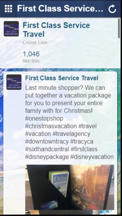 First Class Service Travel App screenshot 2