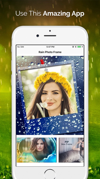 Rain Photo Frames