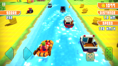 Screenshot from Blocky Highway