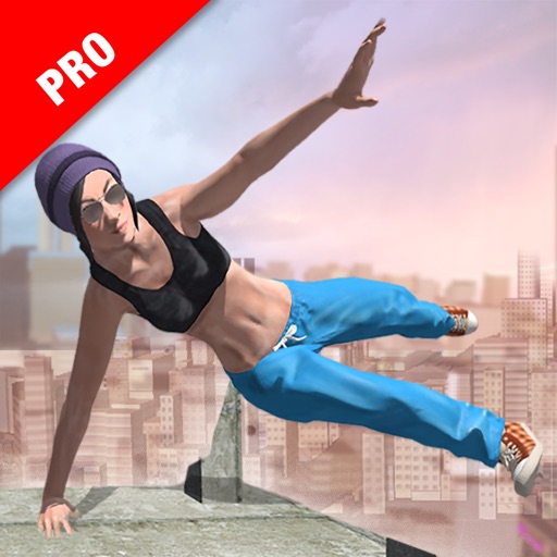 Parkour Stunt Girl Running Pro icon