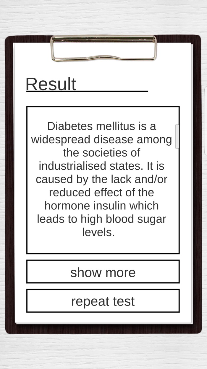 Diabetes Risk Test
