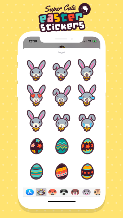 Easter Bunny Emojis & Stickers screenshot 2