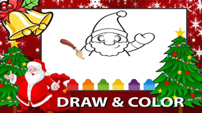 Santa Color Book-Draw & Color screenshot 2