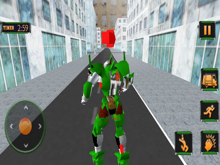 Caminhão lixo transform robô