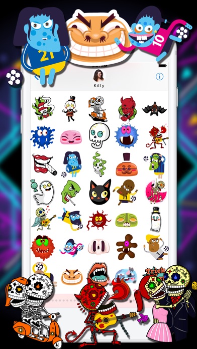 Monster Stickers Legends screenshot 2