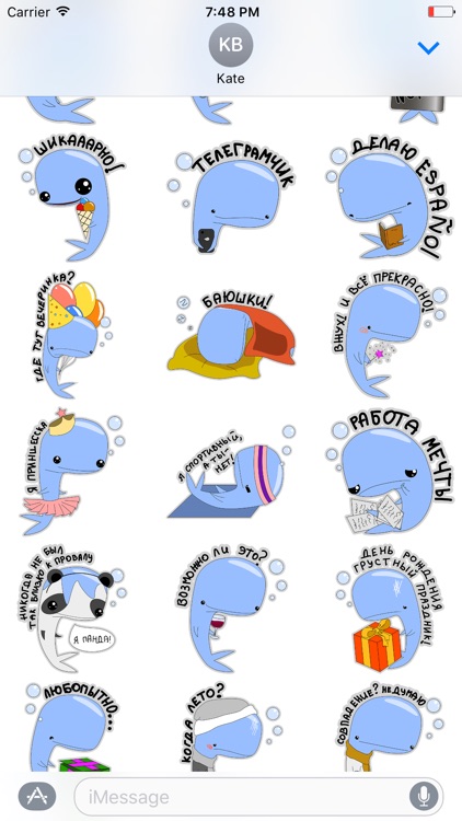 Blue Melancholy Whale Platon