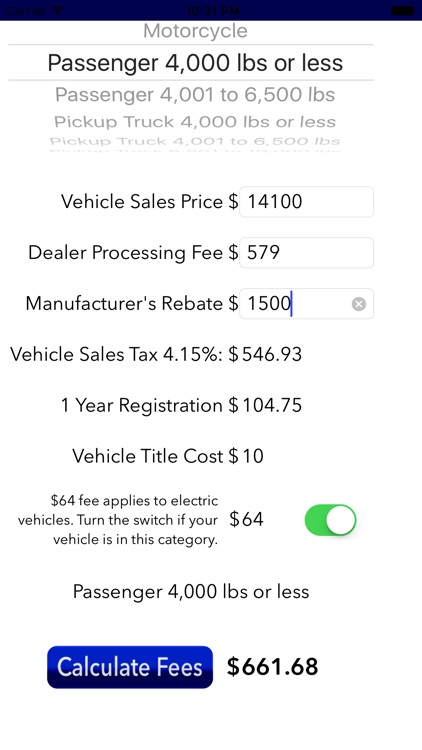 Tag Fee screenshot-3