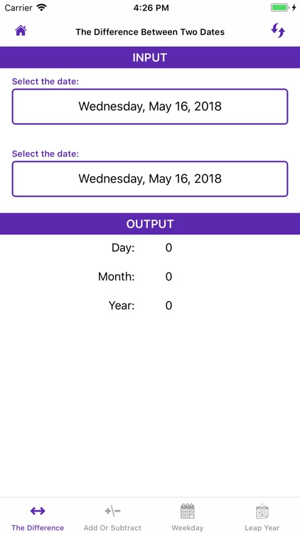 Date Calculator++ Simple