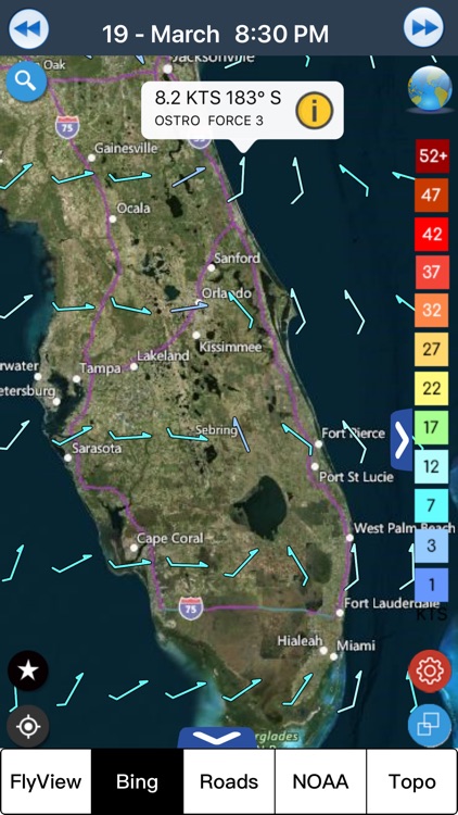 Wind forecast for Windgurus
