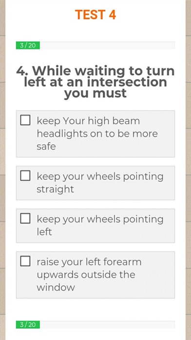 CA DMV PRACTICE DRIVING TESTS screenshot 2