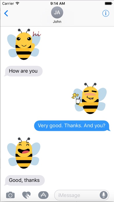 Bebe - Bee Emoji GIFs screenshot 4