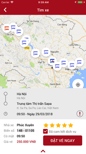 Phúc Xuyên-Mua vé xe Online(圖3)-速報App