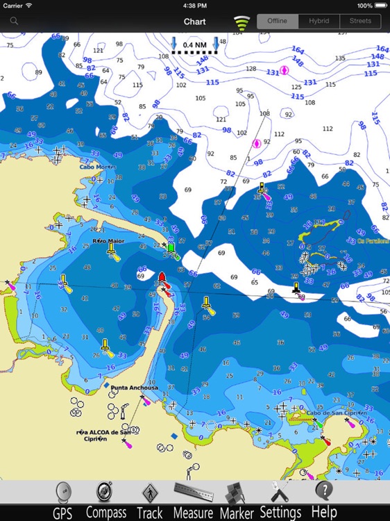 Spain Atlantic GPS Chart Pro screenshot-3