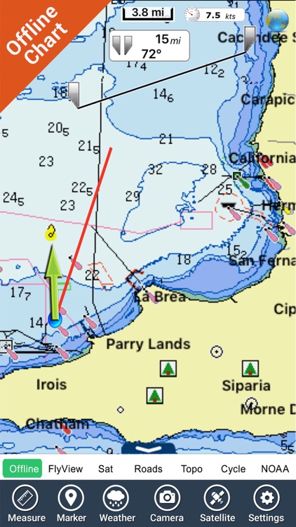 Trinidad & Tobago - GPS Map Navigator