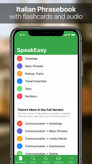 SpeakEasy Italian Lite(圖1)-速報App