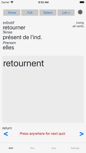 Verbes - French Verb Trainer(圖2)-速報App