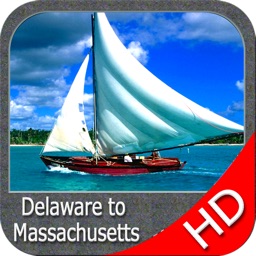 Delaware to Massachusetts HD - GPS chart Navigator