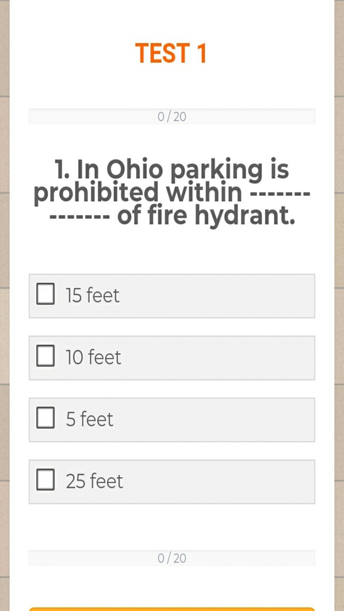 OHIO DMV PRACTICE PERMIT TESTS